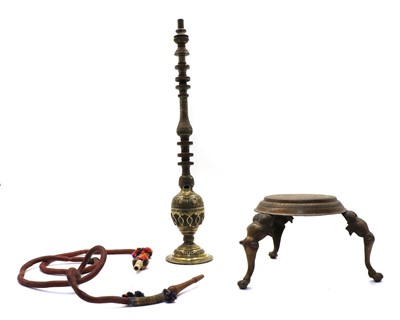 Lot 230 - A fine 19th century Indian hookah pipe