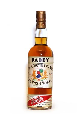 Lot 383 - Paddy, Old Irish Whiskey, Cork Distilleries Co., 1960s bottling, 26 2/3 fl. ozs, one bottle