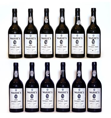 Lot 331 - Warres, Vintage Port, 1985, twelve bottles