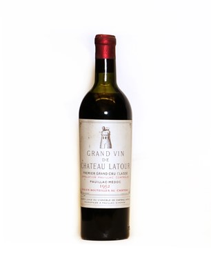 Lot 182 - Chateau Latour, 1er Cru Classe, Pauillac, 1952, one bottle