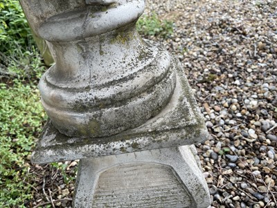 Lot 69 - A composite stone bust after the antique