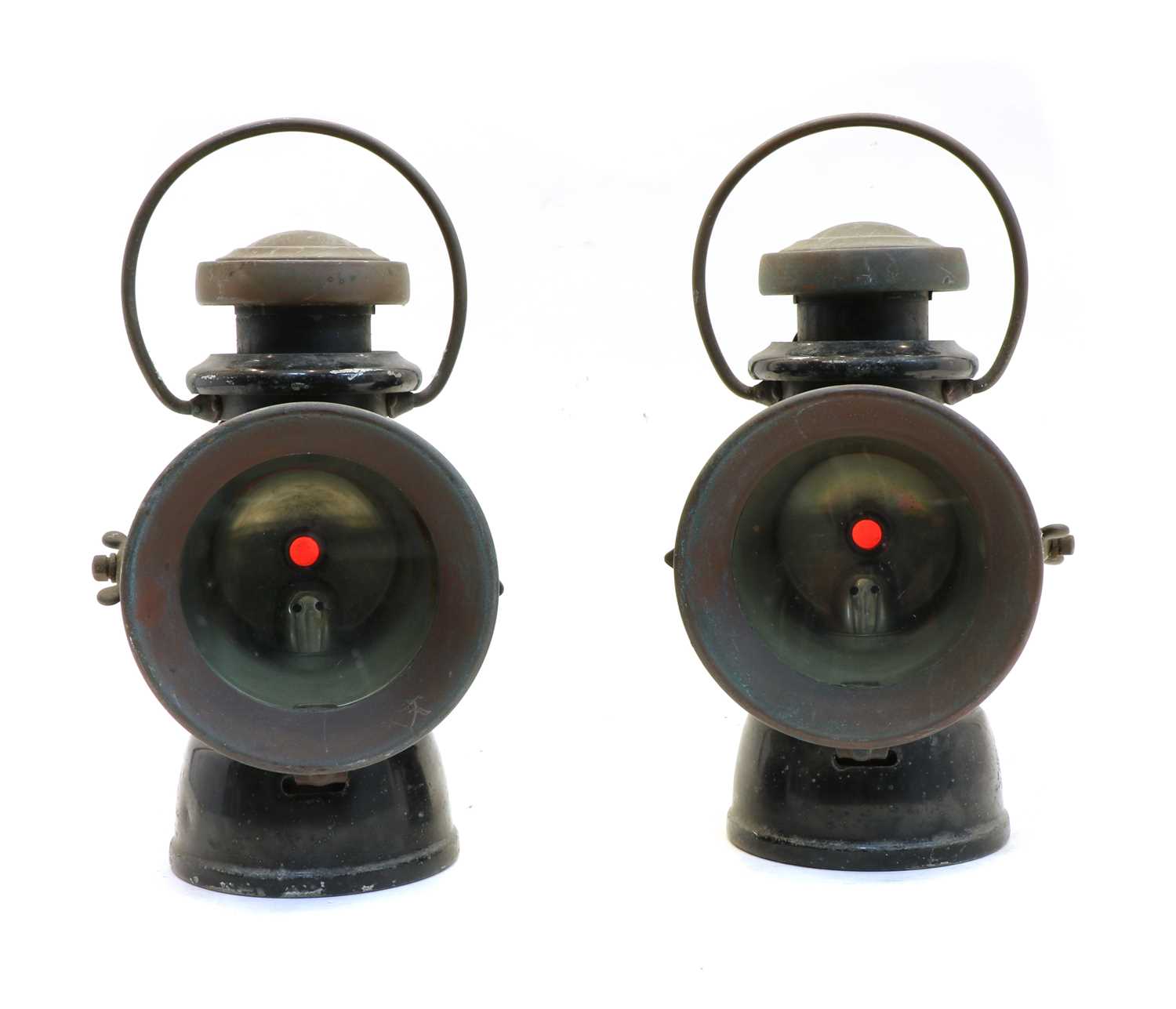 Lot 56 - A pair of Lucas no. 723 'King of the Road' car lamps