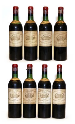 Lot 166 - Chateau Margaux, 1er Cru Classe, Margaux, 1969, eight bottles