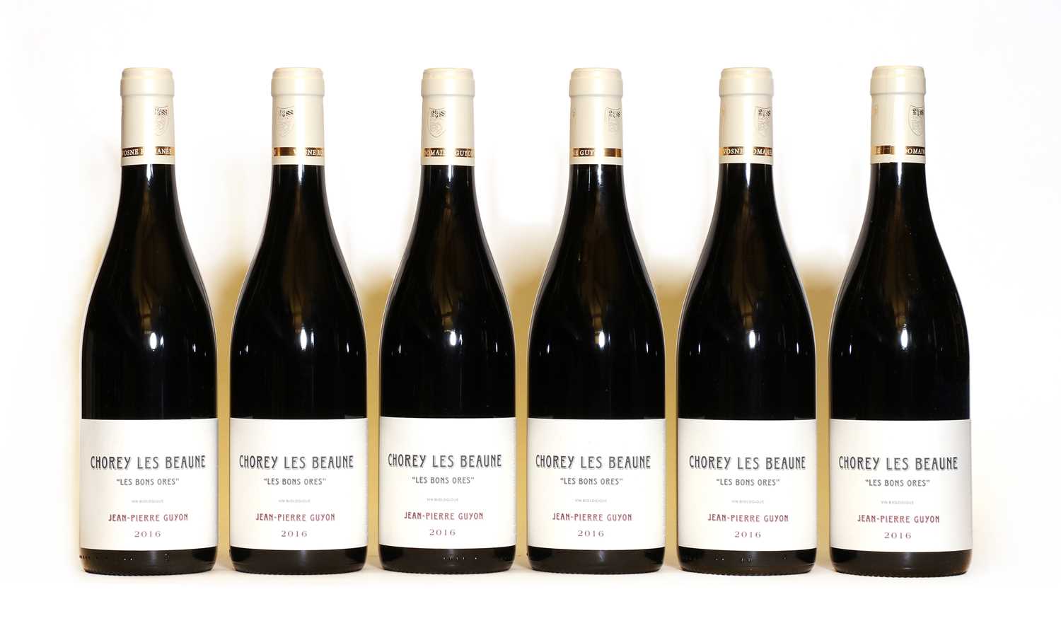Lot 68 - Les Bons Ores, Chorey Les Beaune, Domaine Guyon, 2016, six bottles (boxed)