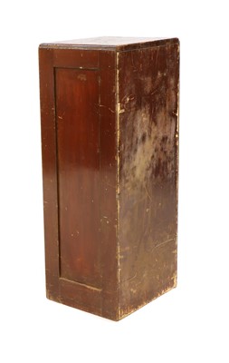 Lot 384 - A seven drawer pine workshop chest