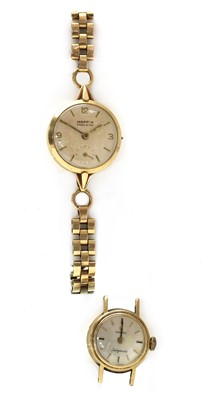 Lot 1526 - A ladies' 9ct gold Omega 'Ladymatic' automatic watch