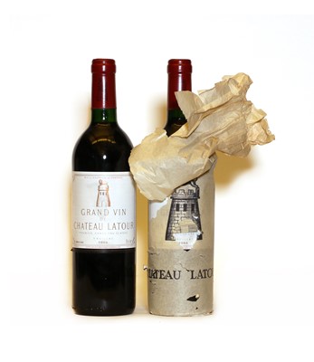 Lot 192 - Chateau Latour, 1er Cru Classe, Pauillac, 1984, two bottles