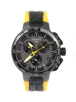 Lot 1543 - A gentlemen's stainless steel Tissot 'Le Tour de France' quartz chronograph strap watch, c.2017