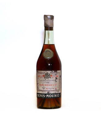 Lot 390 - Denis Mounie & Co, Grande Champagne Cognac, 1926, 70 proof, no capacity stated, one bottle