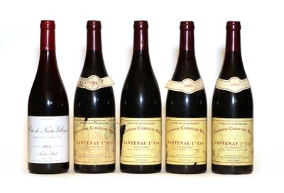 Lot 71 - Assorted Burgundy: Santenay, Domaine Christian Roy, 2004, four bottles and one various other