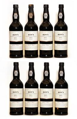 Lot 339 - Dows, Late Bottled Vintage Port, 2001, eight bottles