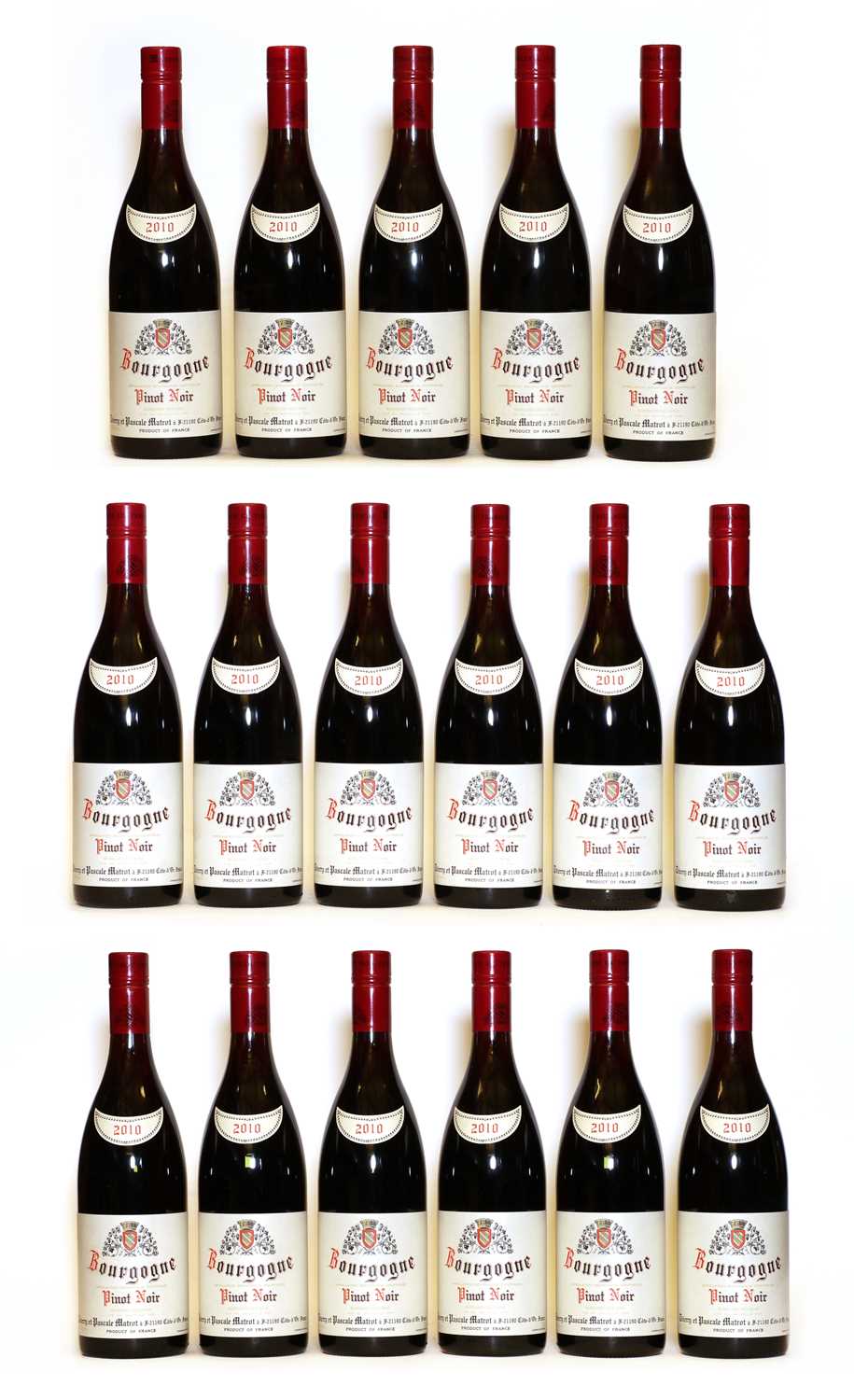 Lot 72 - Bourgogne, Pinot Noir, Domaine Matrot, 2010, seventeen bottles