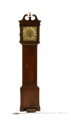 Lot 355 - An oak longcase clock by R. Norman, Poole