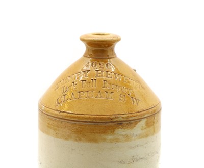 Lot 325 - A stoneware beer flagon