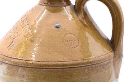 Lot 325 - A stoneware beer flagon