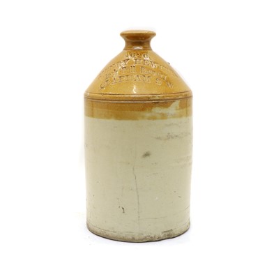 Lot 325 - A stoneware beer flagon