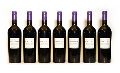 Lot 263 - Le Defi de Fontenil, Fronsac, Michel Rolland, Lot 00 (2000), seven bottles