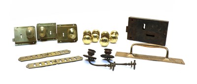 Lot 273 - Two boxes of brass fittings