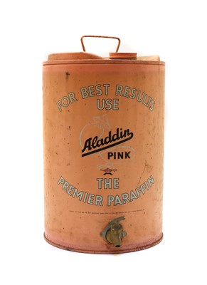 Lot 260 - A pink paraffin can