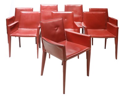 Lot 713 - A set of eight 'Bottega' dining chairs