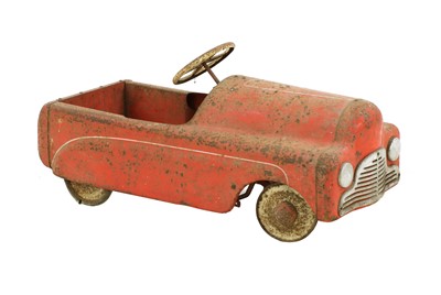 Lot 441 - A child's tin plate pedal car