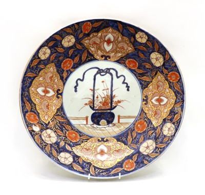Lot 314 - A large late 19th century Japanese Imari charger