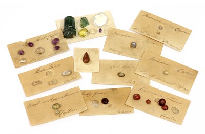 Lot 217 - A quantity of unmounted gemstones
