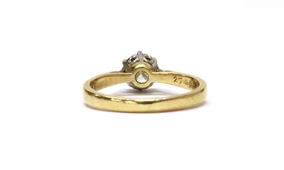 Lot 21 - An 18ct gold single stone diamond ring