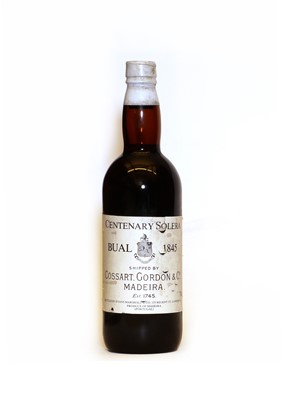 Lot 345 - Cossart Gordon, Bual Madeira, Centenary Solera, 1845, one bottle