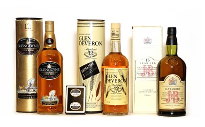 Lot 405 - Assorted Scotch Whisky:  Glengoyne, Single Highland Malt, 12 Years Old, 1 bottle & 2 various others