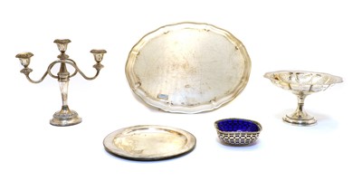 Lot 53 - A quantity of silver plated items