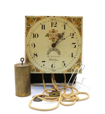 Lot 133 - An early 19th century 30 hour longcase clock movement