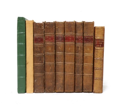 Lot 165 - 1- The Curiosities, Natural and Artificial, of the Island of Great Britain, in 6 volumes.