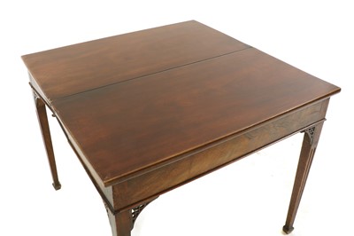 Lot 402 - A George III mahogany tea table