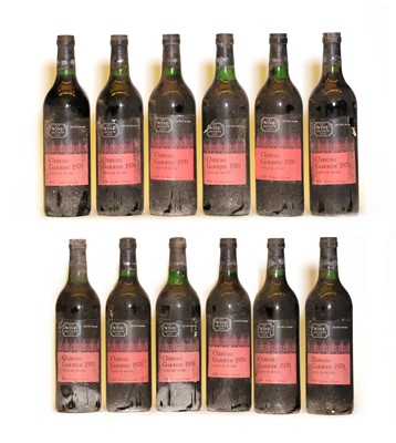 Lot 214 - Chateau Guionne, Cotes de Bourg, 1970, twelve bottles