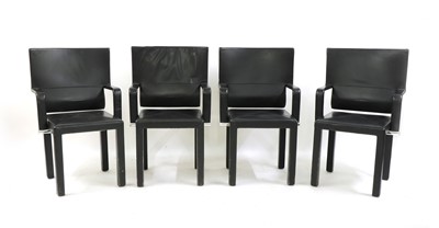 Lot 358 - A set of four Arcona B&B Italian armchairs