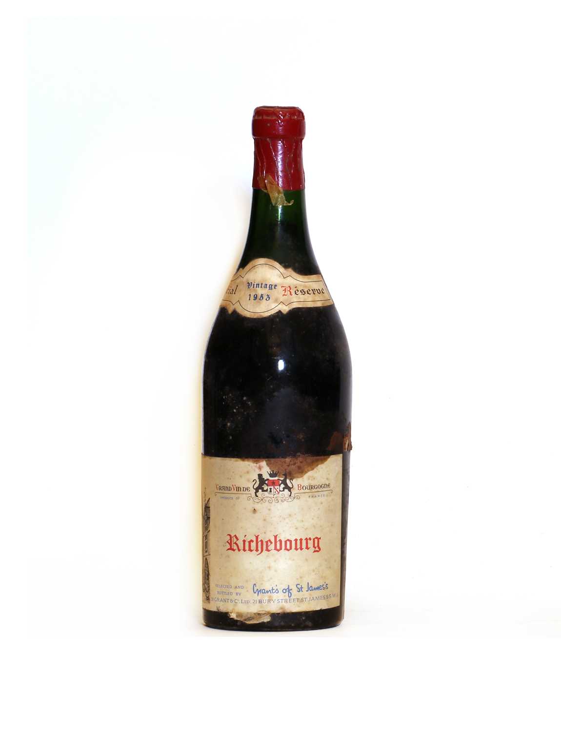 Lot 78 - Richebourg, Grants of St James’s, 1953, one bottle