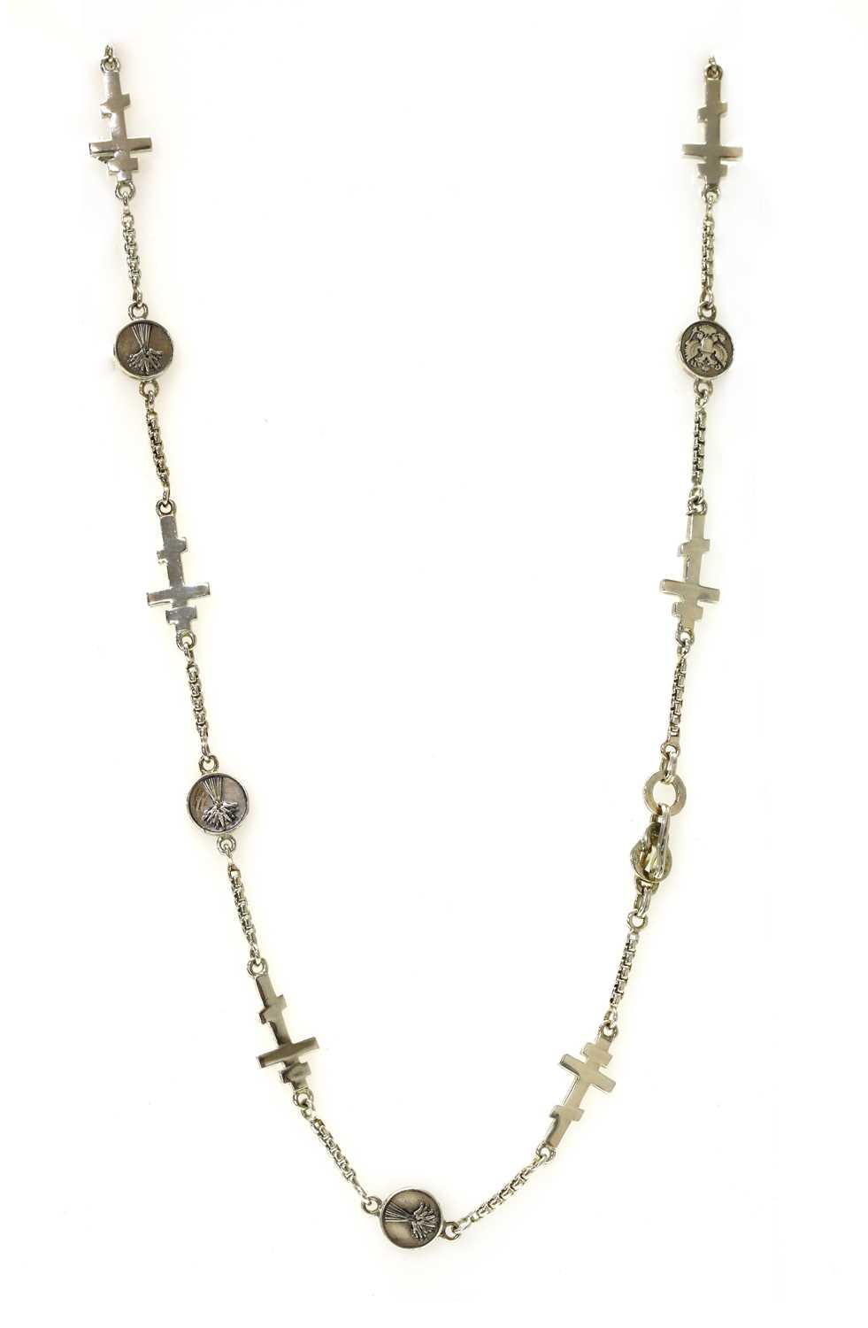 Lot 1329 - A sterling silver Links of London 'Anoushka' necklace