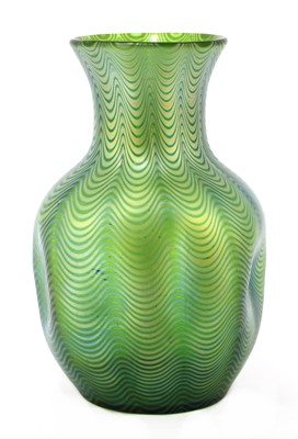 Lot 10 - A Loetz Phaenomen iridescent glass vase