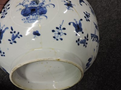 Lot 110 - Two Chinese Nanking Cargo blue and white bowls