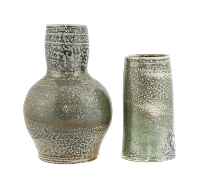 Lot 189 - Micki Schloessingk (b.1949), two stoneware vases