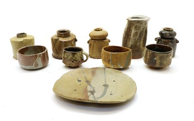 Lot 328 - Robert Ayton, a collection of 10 stoneware items