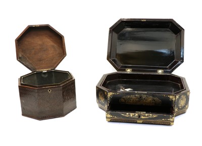 Lot 149 - Six various wooden boxes