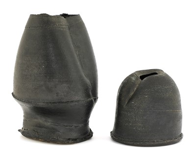 Lot 245 - Dan Kelly (b.1951), a black stoneware vase