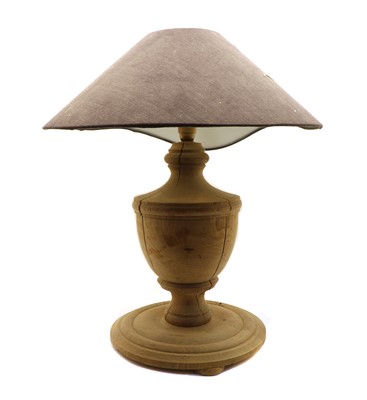 Lot 251A - A turned wooden table lamp
