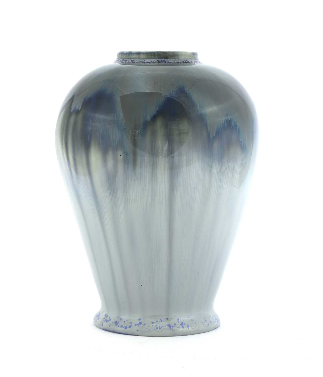 Lot 40 - A Royal Copenhagen Crystalline Glazed Vase,