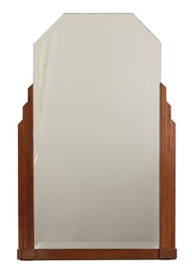Lot 200 - An Art Deco mahogany-framed hall mirror