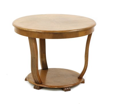Lot 346 - An Art Deco walnut side table