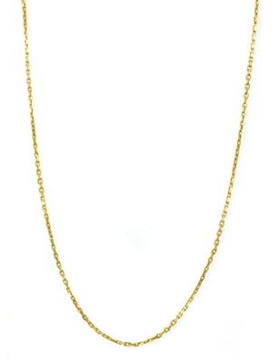 Lot 1156 - A 22ct gold filed trace link chain