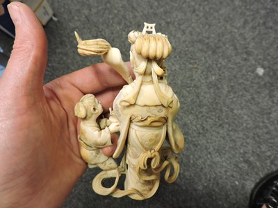 Lot 90 - A Japanese ivory carving